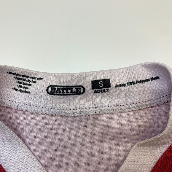 Arizona Cardinals Battle Jersey Shirt Mens S Small Red Active Short Sleeve NFL - Picture 3 of 8